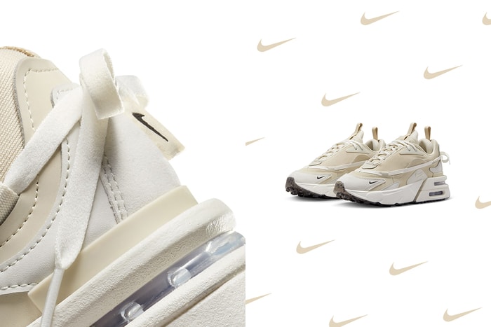 找找看藏了幾個 Swoosh 勾勾?Nike 新登場奶茶色 Air Max Furyosa 太可愛!