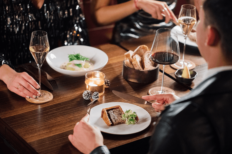  Landmark Mandarin Oriental Christmas dining amber somm