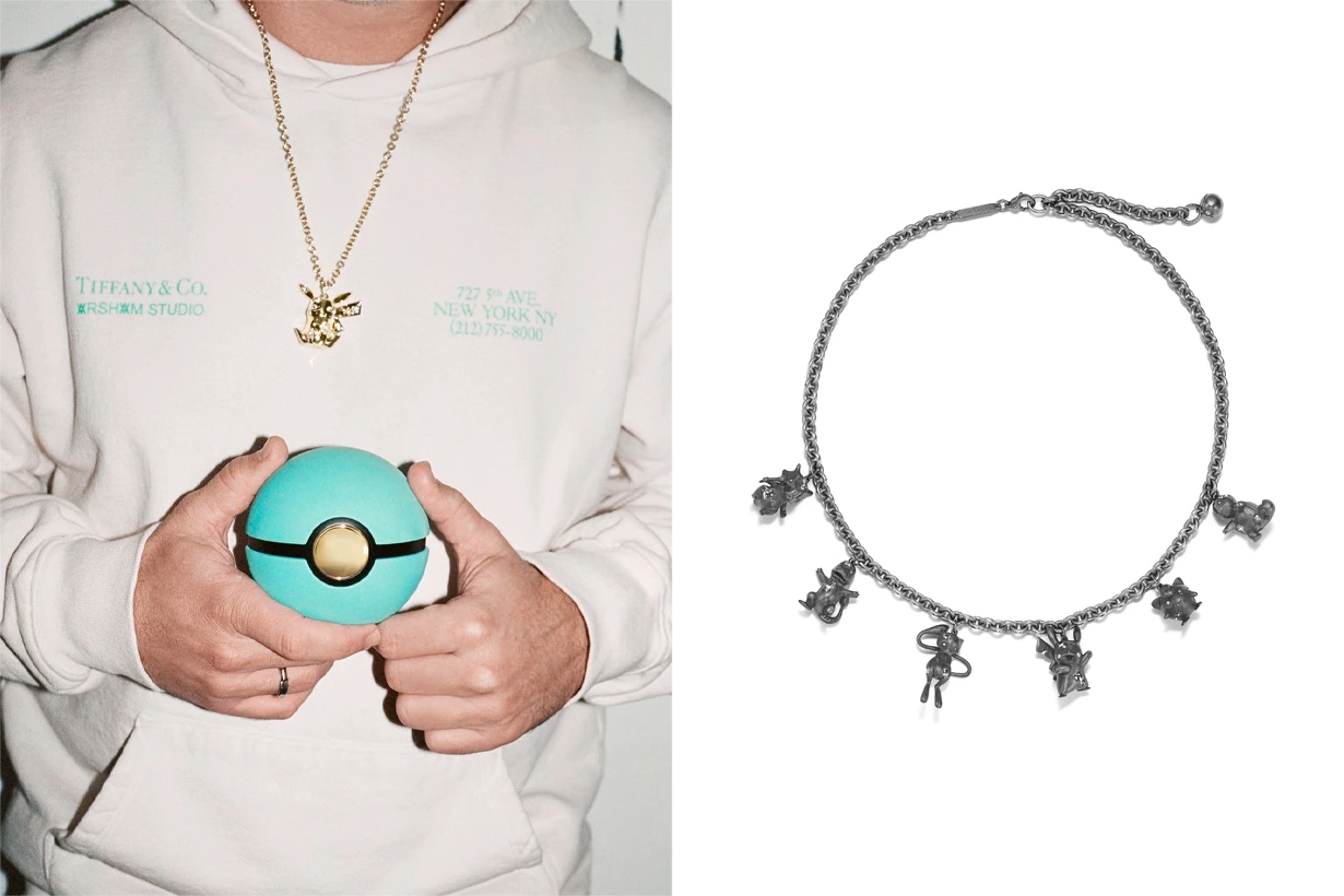 Tiffany & Co. Daniel Arsham Pokémon collabration 2023 december pikachu 18 gold