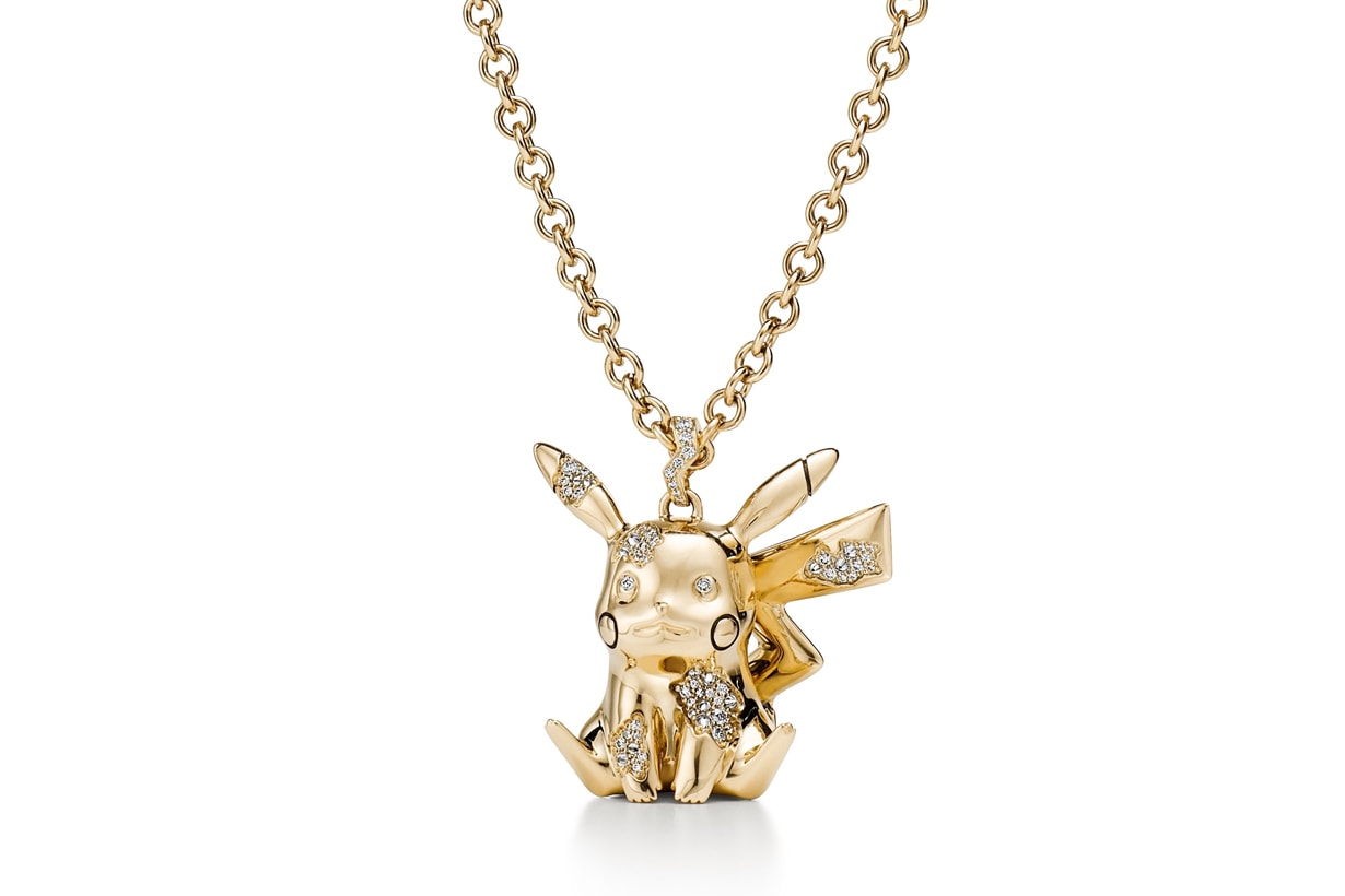 Tiffany & Co. Daniel Arsham Pokémon collabration 2023 december pikachu 18 gold
