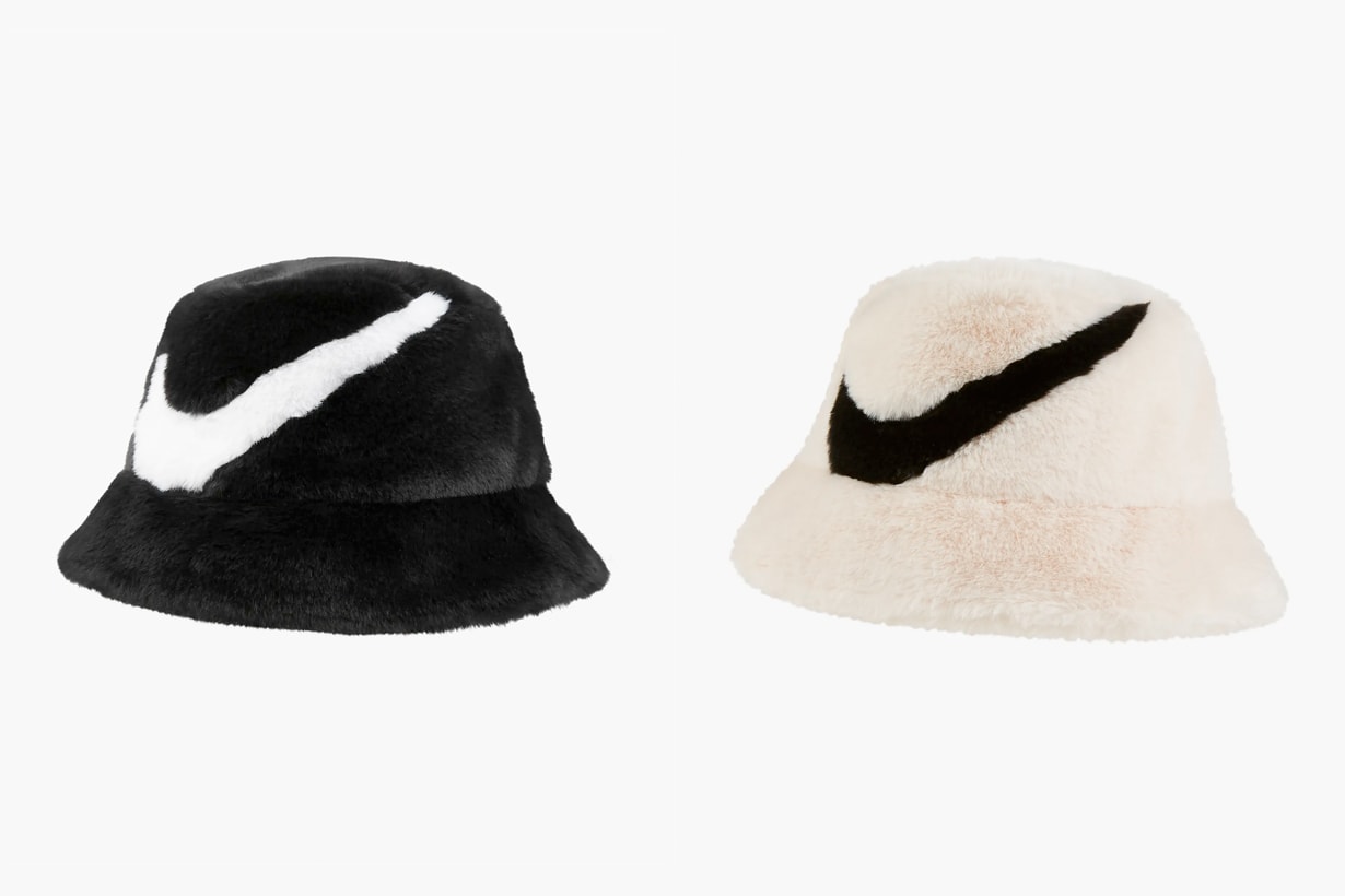 nike faux fur accessories hat mittens gloves blanket winter comfy