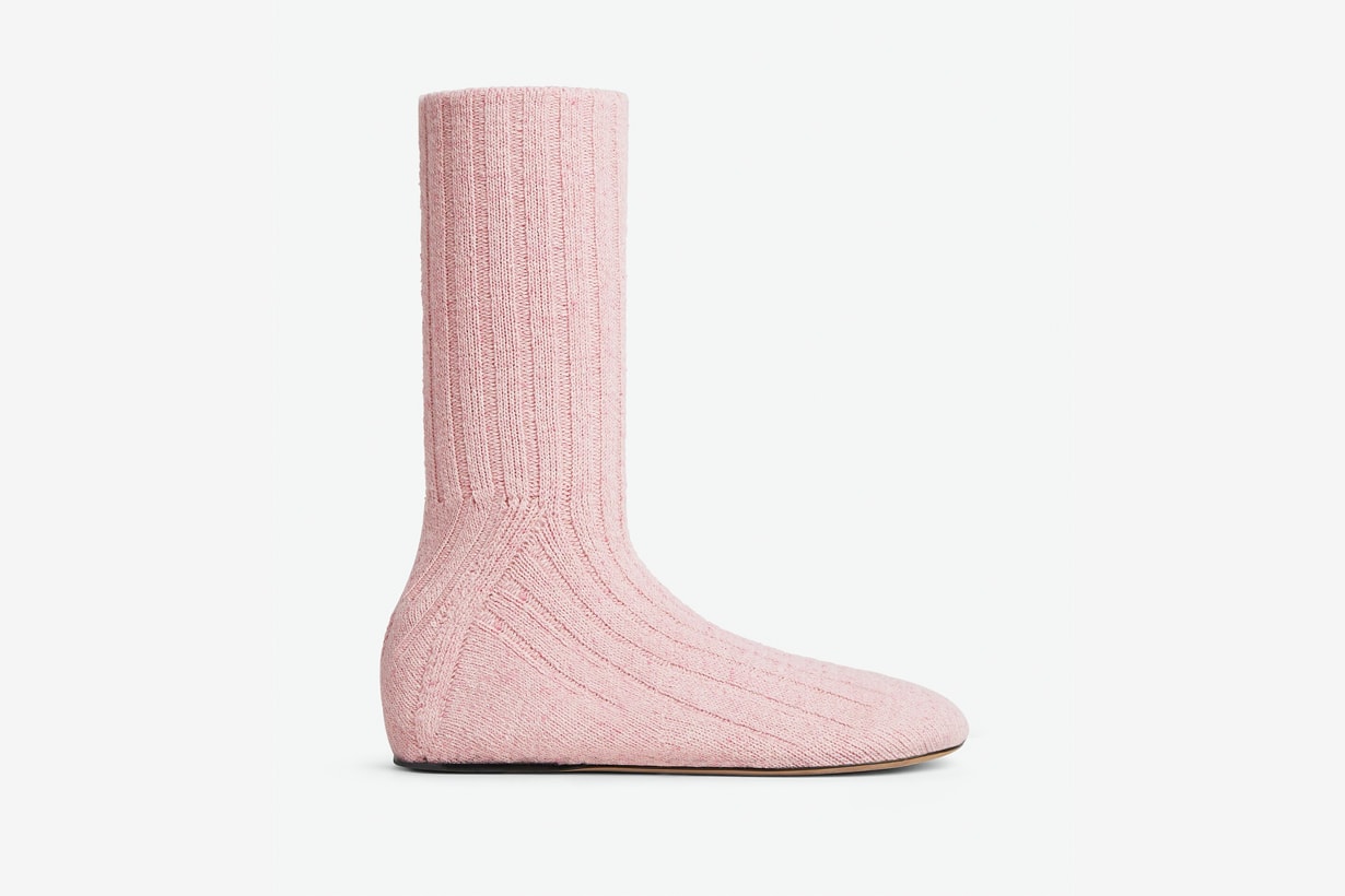 Bottega Veneta Domenica Boot leather socks design