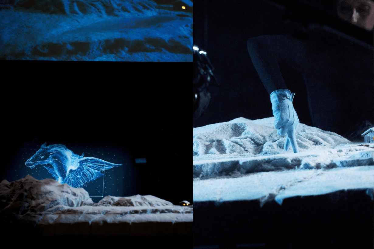 On the wing of hermes