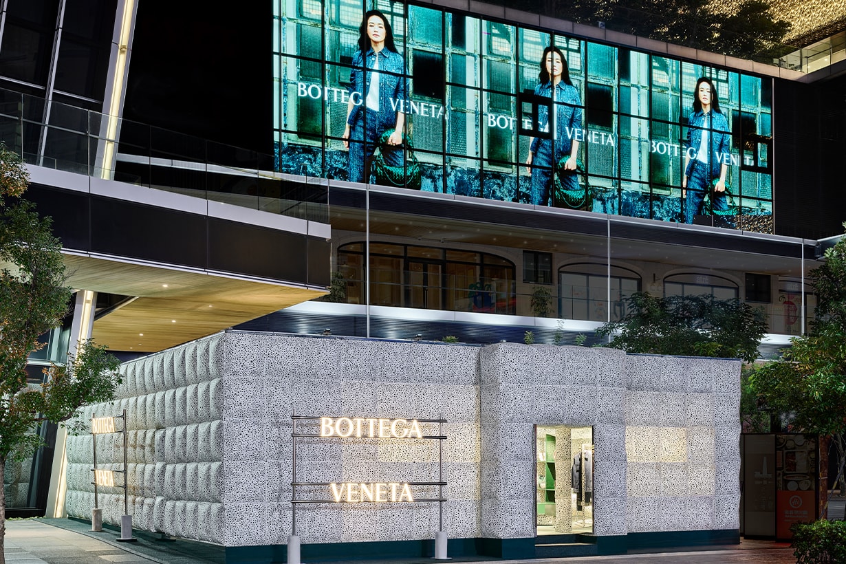 Bottega Veneta pop-up store taipei breeze Nanshan