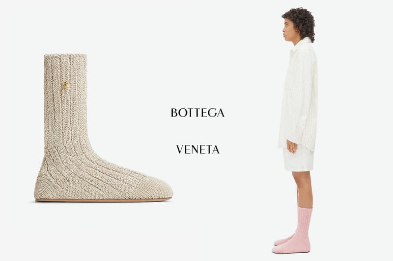 Bottega Veneta 把皮革做成針織襪,Domenica Boot 真的是一雙靴子無誤!