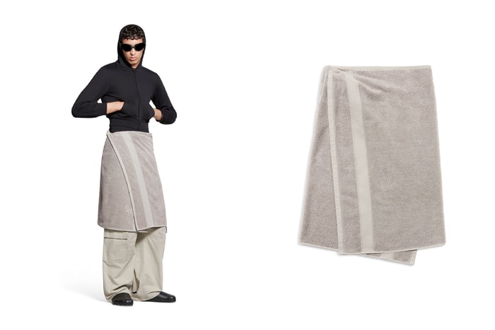 是浴巾還是裙子?Balenciaga 這條浴巾裙,連 IKEA 也模仿引熱論!