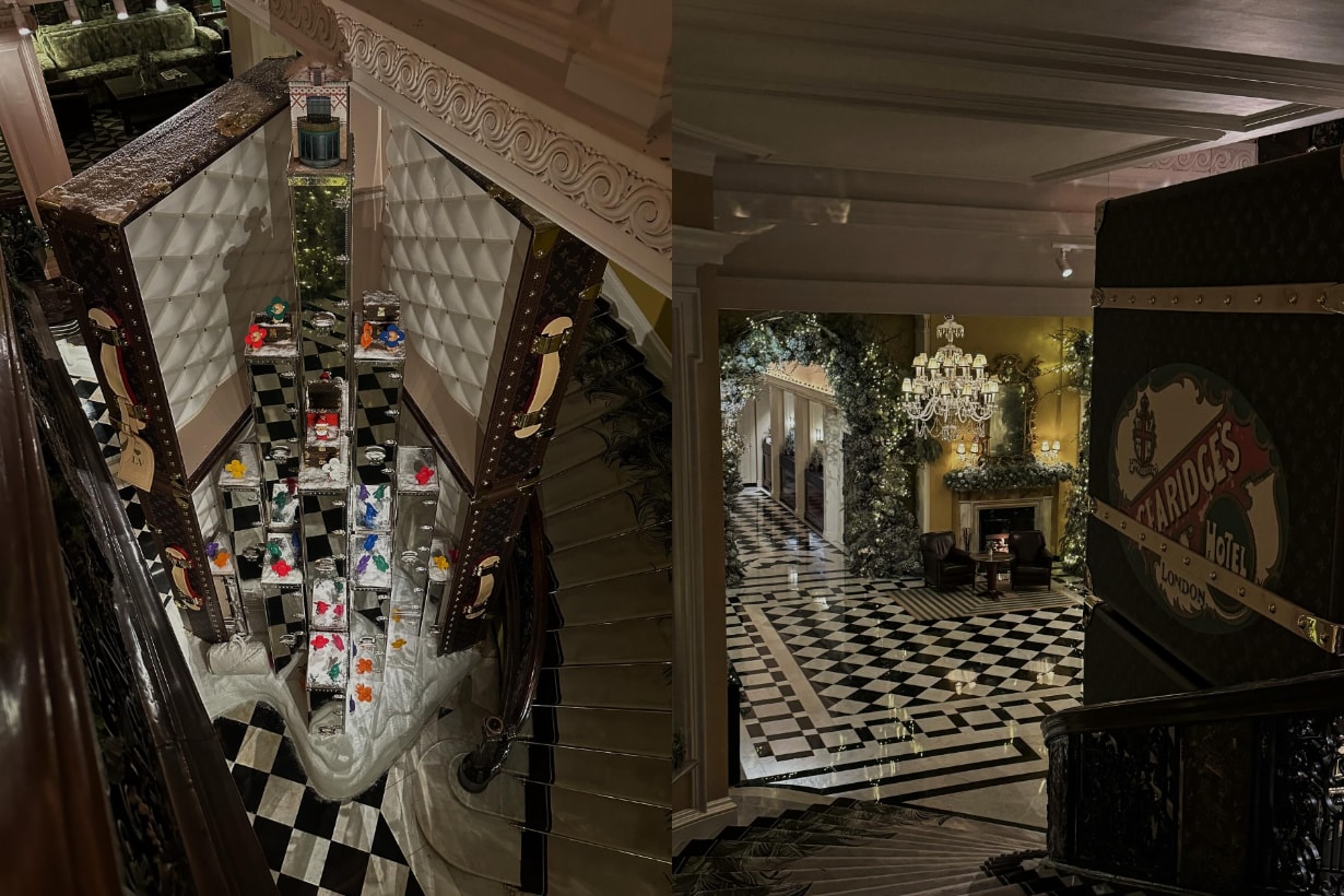倫敦 Claridge’s 酒店 Louis Vuitton 聖誕樹 聖誕節 Christmas