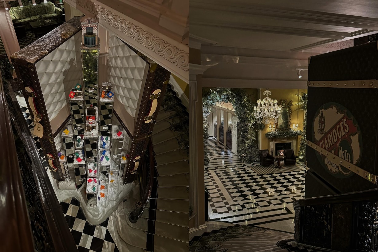 倫敦 Claridge’s 酒店  Louis Vuitton 聖誕樹 聖誕節 Christmas 