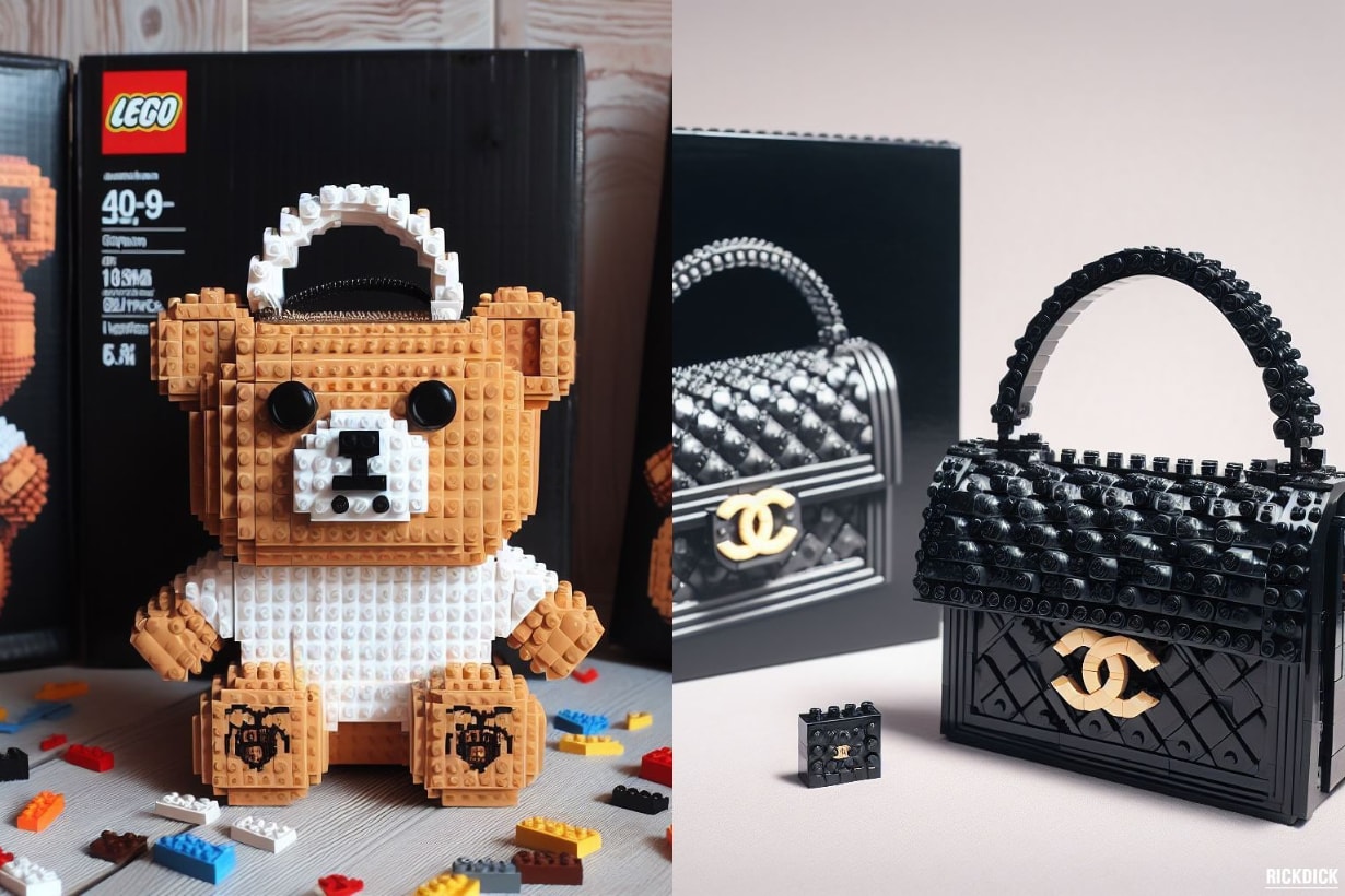 Hermès Lego Chanel Gucci Moschino Versace Handbag 手袋