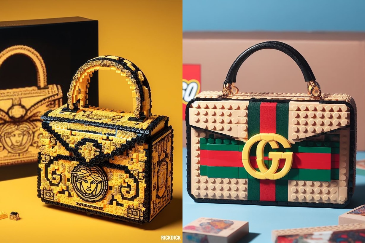 Hermès Lego Chanel Gucci Moschino Versace Handbag 手袋