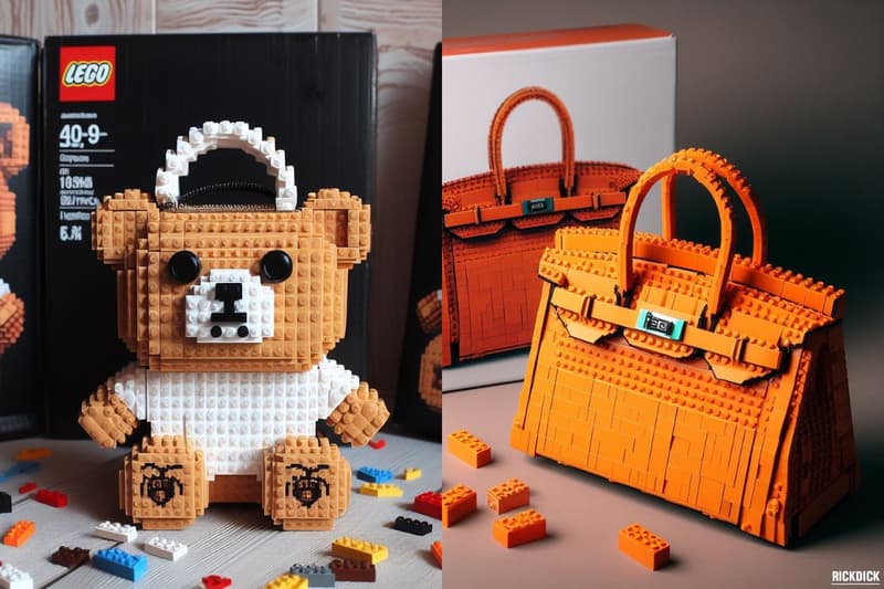 Hermès Lego Chanel Gucci Moschino Versace Handbag 手袋