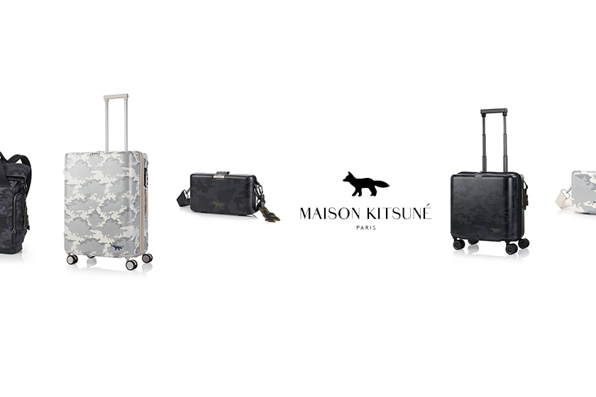 Samsonite x Maison Kitsune Carry Your Wanderlust Collaboration 2023 release