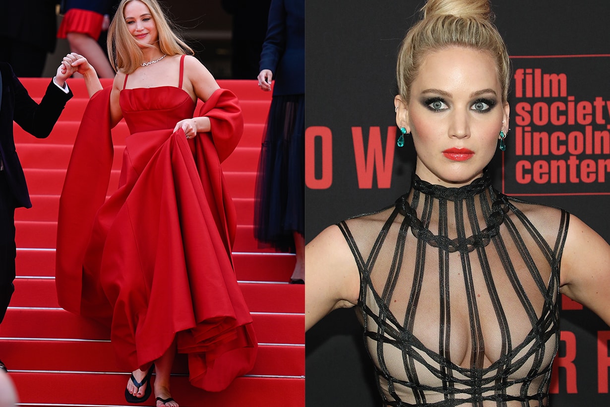 Jennifer Lawrence 出席活動時又出狀況:皮帶突然爆開很尷尬,當媽後還是很可愛