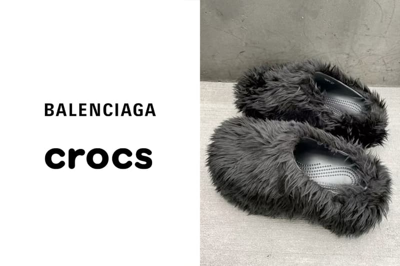 Balenciaga 再次攜手 Crocs:鋪滿了秋冬療癒的毛絨,立地成熊!