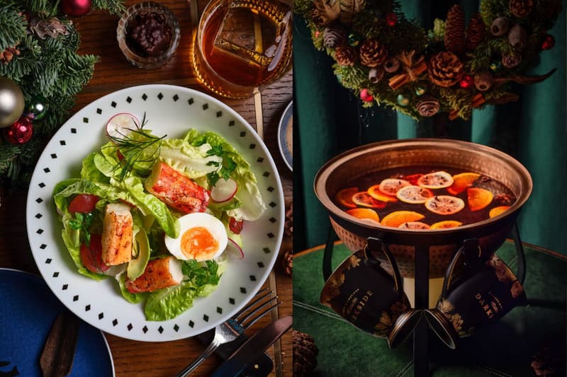 Rosewood Christmas Menu dining