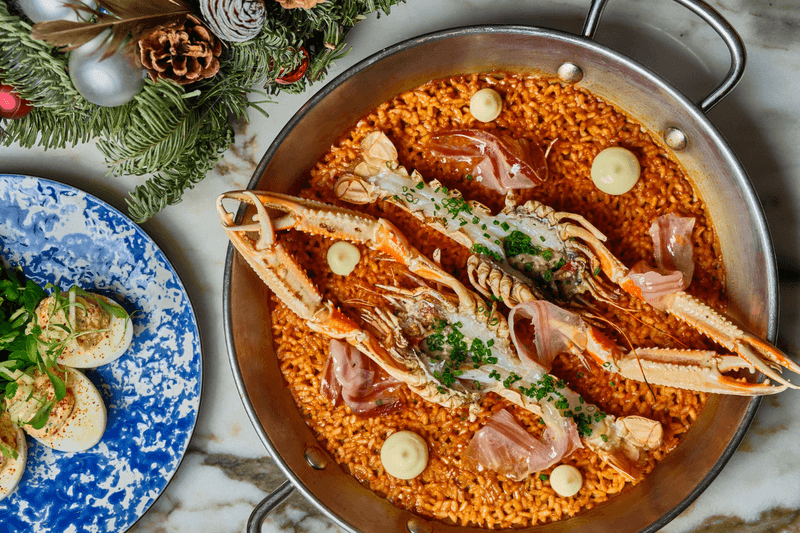 Rosewood Christmas Menu dining