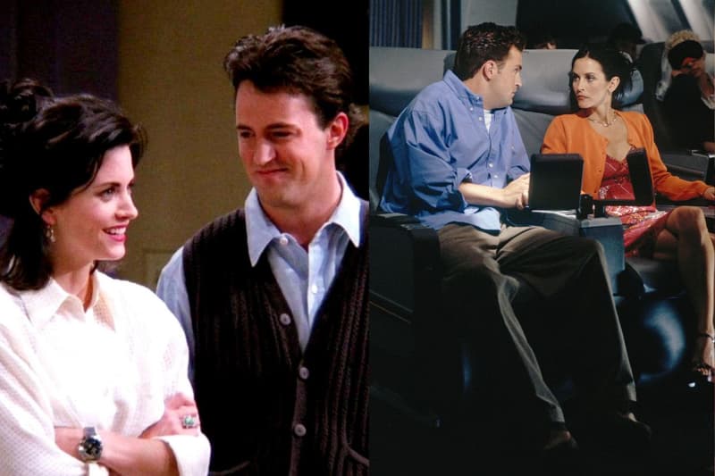 Friends Matthew Perry Courteney Cox Matt LeBlanc 