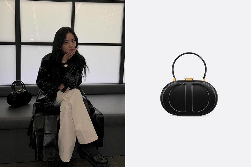 Jisoo Dior Handbags Cest Dior CD Signature Oval Bag