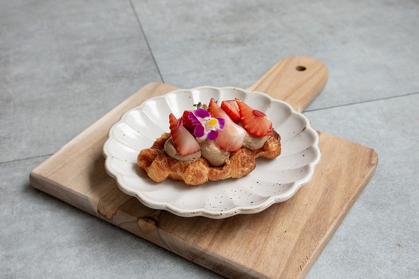 zhuori strawberry season dessert mille feuille