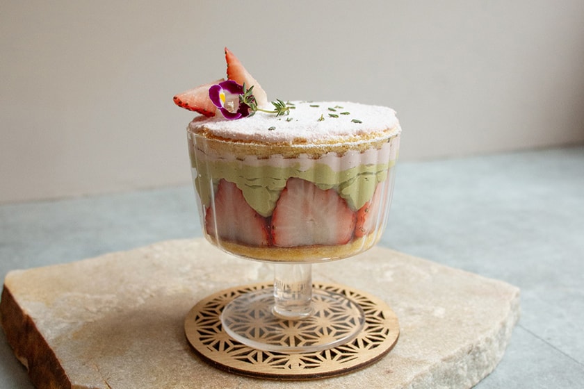 zhuori strawberry season dessert mille feuille