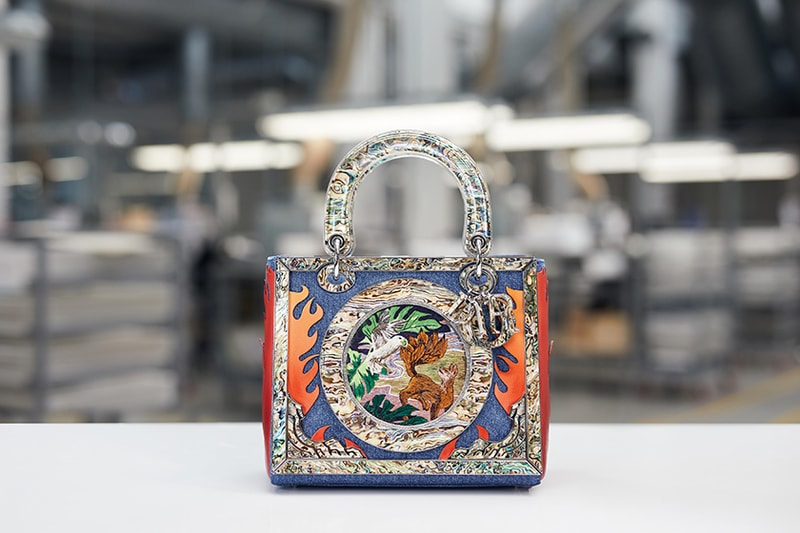 Dior Lady Art 2023 Handbags artist design