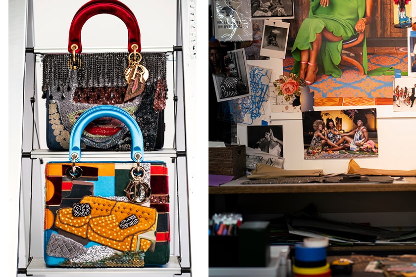 Dior Lady Art 2023 Handbags artist design