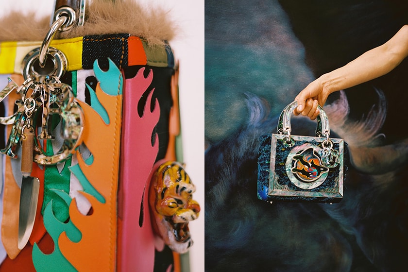 Dior Lady Art 2023 Handbags artist design
