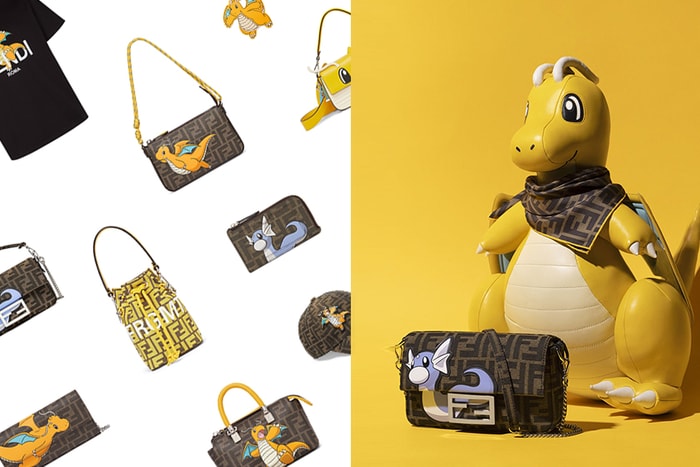 當可愛快龍成為主角:小皮件、手袋 ... Fendi x Frgmt x Pokémon 三方聯名搶先看!
