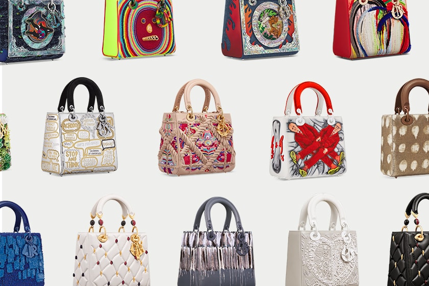 Dior Lady Art 2023 Handbags artist design