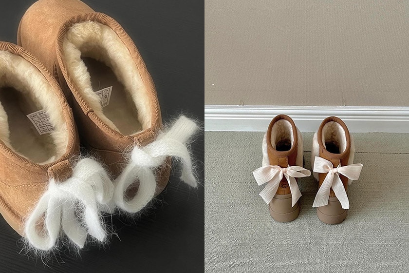 How to putting bows on UGG Snowboots