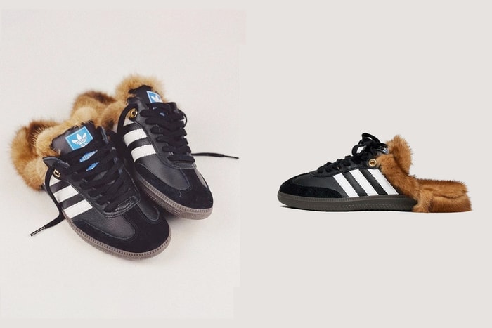 adidas 迷眼冒愛心：暖冬的鞋櫃裡不能少了它，毛絨絨的 Samba 穆勒鞋！