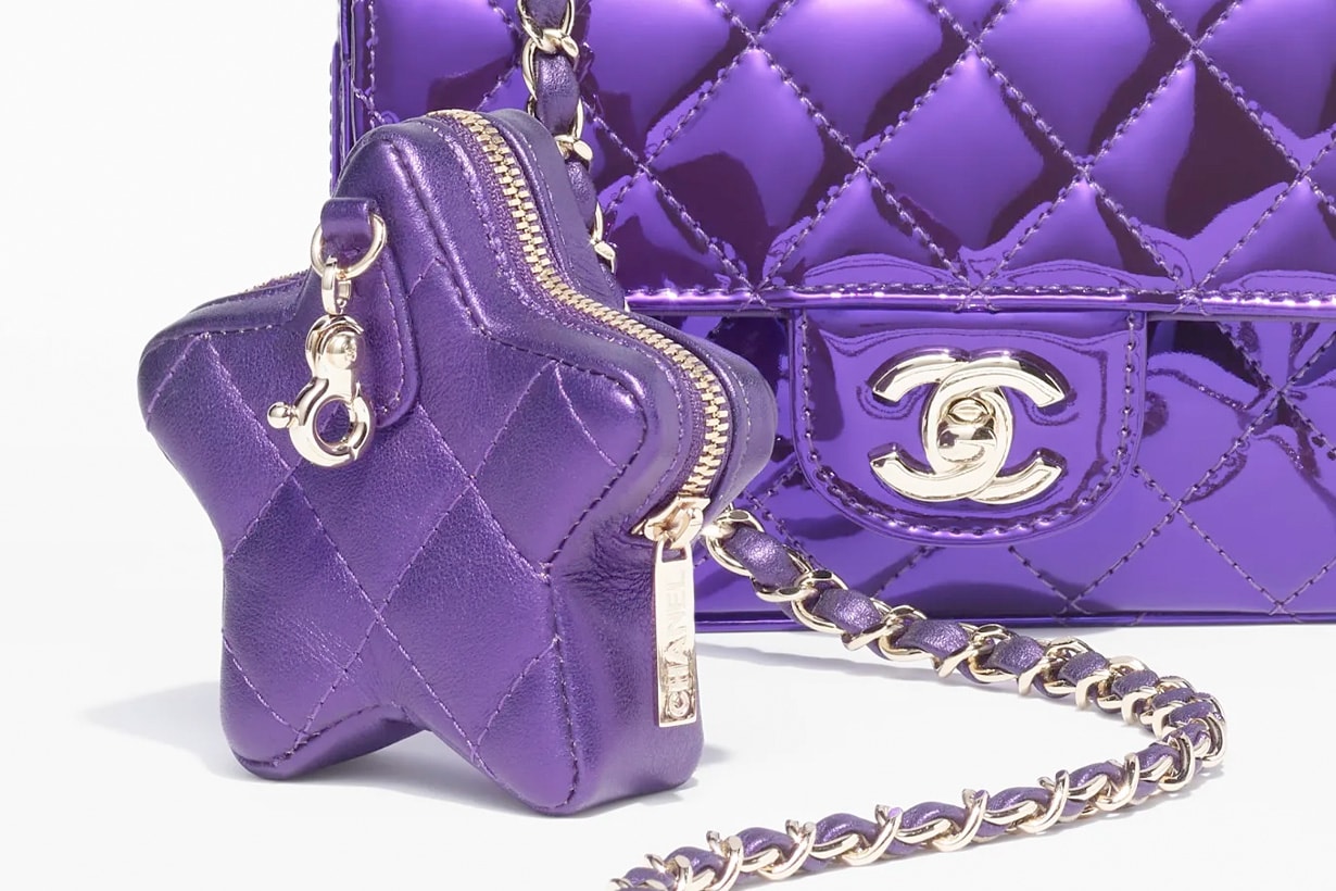 chanel star handbags flap coin purse chain 2023 cruise