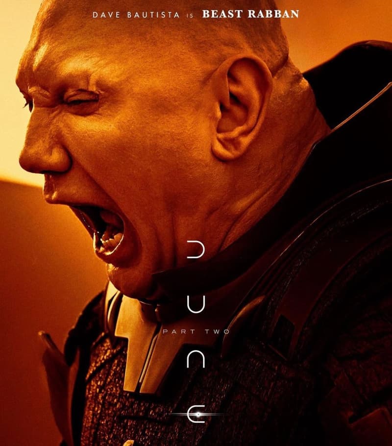 Dune Part Two character Posters Timothee Chalamet Zendaya