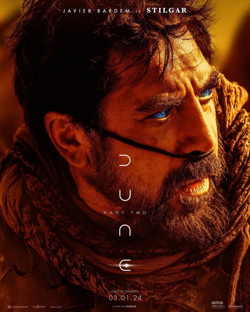 Dune Part Two character Posters Timothee Chalamet Zendaya