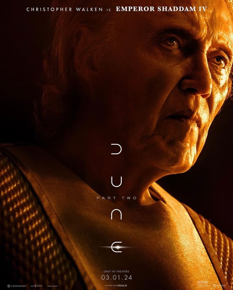 Dune Part Two character Posters Timothee Chalamet Zendaya