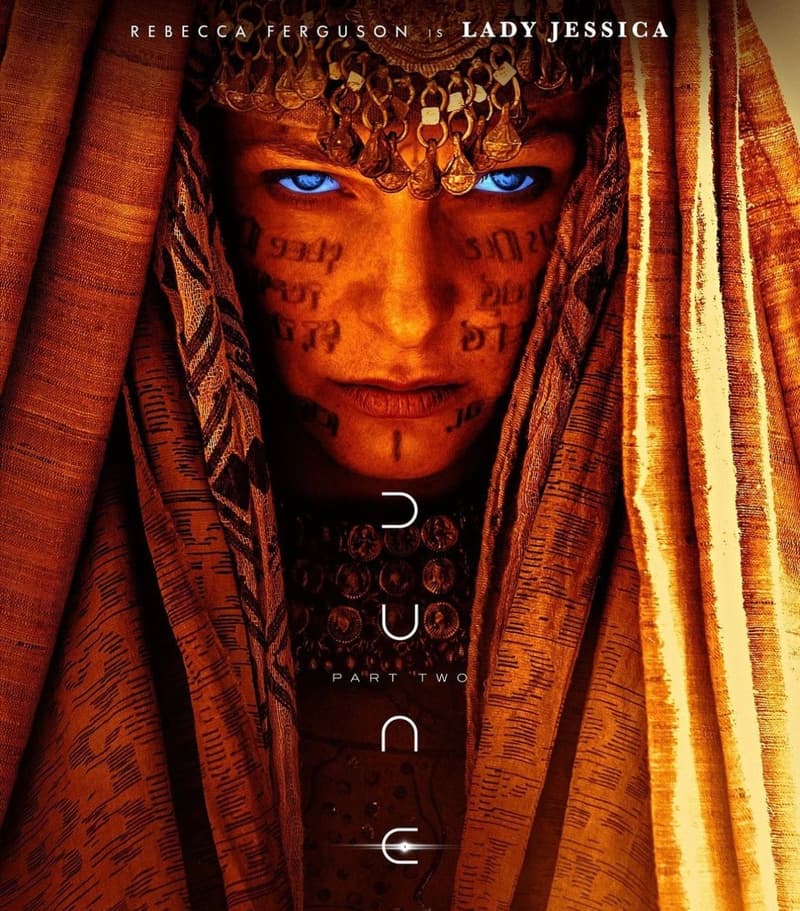 Dune Part Two character Posters Timothee Chalamet Zendaya