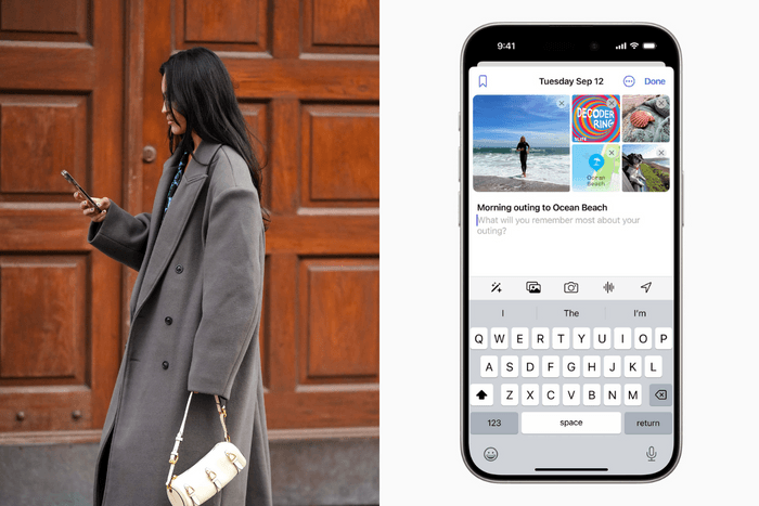Apple 推出全新「日記」Journal app!隨時加入照片、影片、錄音記下日常小確幸