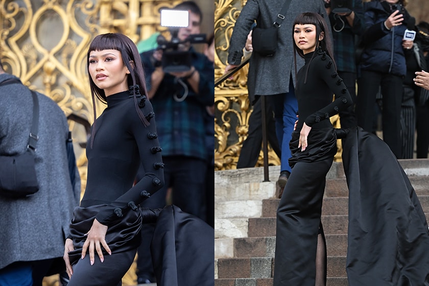Zendaya Hunter Schafer Schiaparelli Paris Fashion Week Haute Couture Spring Summer 2024