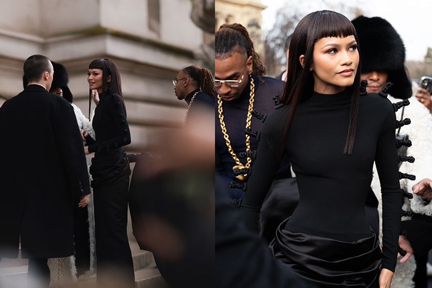 Zendaya Hunter Schafer Schiaparelli Paris Fashion Week Haute Couture Spring Summer 2024