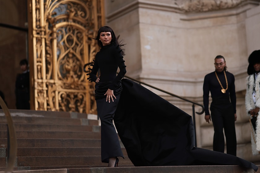 Zendaya Hunter Schafer Schiaparelli Paris Fashion Week Haute Couture Spring Summer 2024