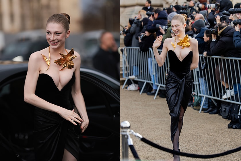Zendaya Hunter Schafer Schiaparelli Paris Fashion Week Haute Couture Spring Summer 2024