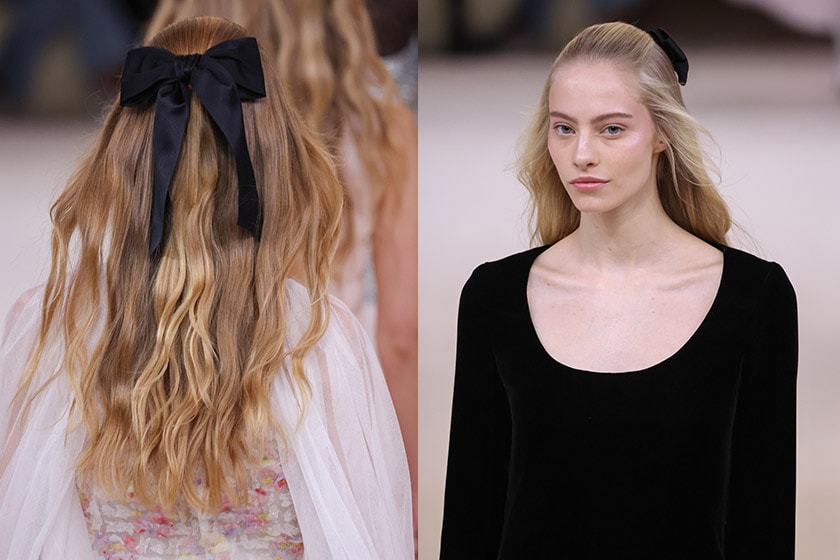 haute couture fashion week spring summer 2024 romantic bow trends