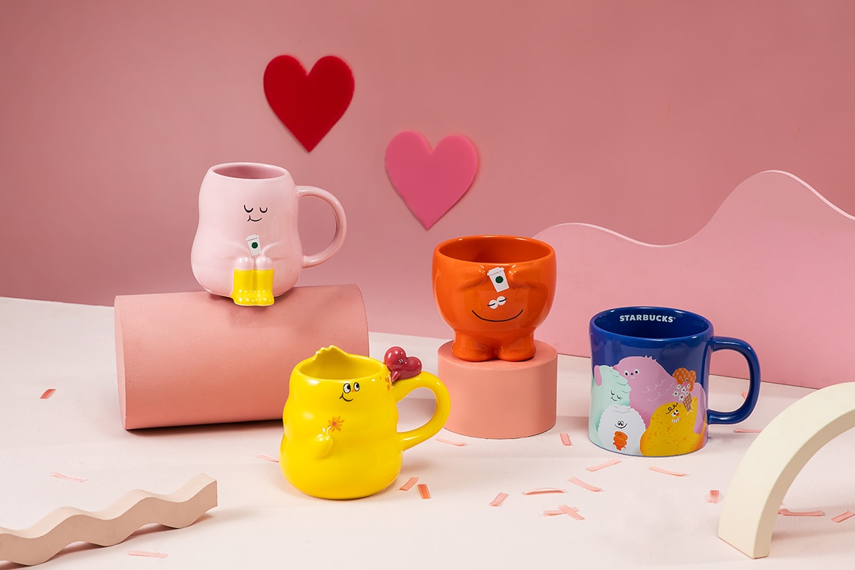 Starbucks pink cat vacuum bottle Cup STANLEY Valentines Day