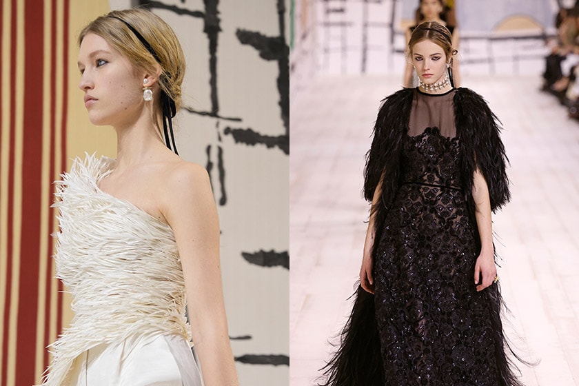 haute couture fashion week spring summer 2024 romantic bow trends