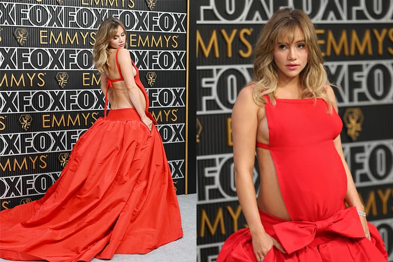 Suki Waterhouse 艾美獎紅毯:這一身 Valentino 高訂,辣到殺光最多底片!