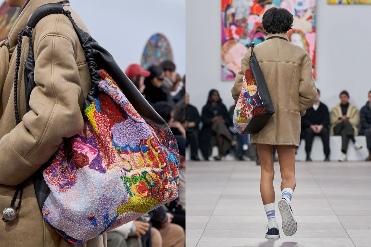 loewe squeeze bag large men fashion paris week 2024 fall winter