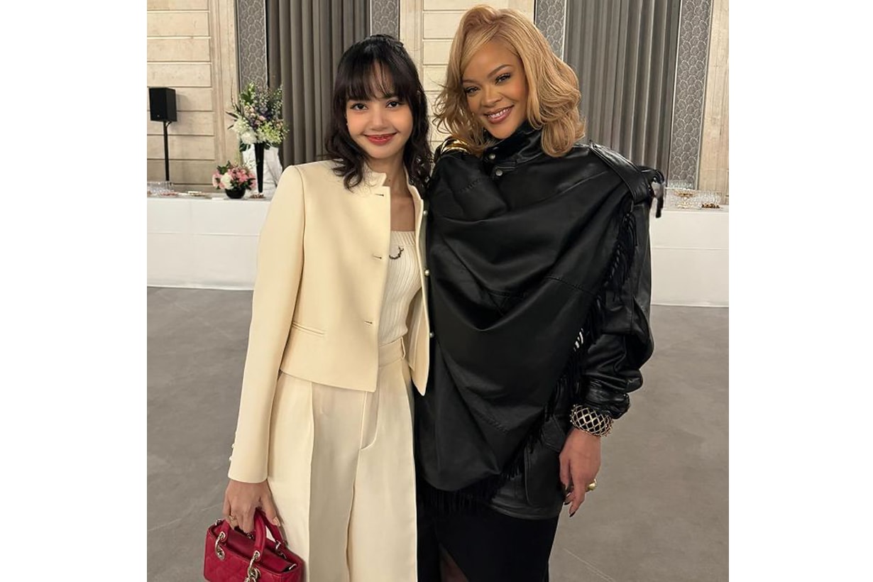 Lisa 在法國很吃得開:大合照時站第一夫人旁邊,還跟偶像 Rihanna 合影
