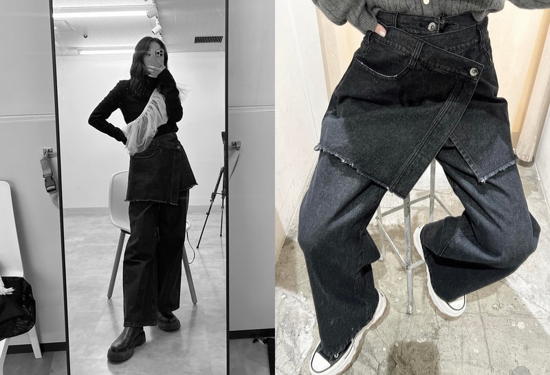 Scouser 爆紅穿搭：時髦女生本季最愛單品「短裙＋長褲」，請筆記穿搭公式！