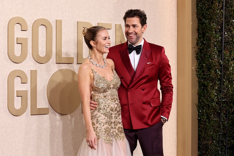 金球獎上另一大疑團：Emily Blunt 跟 John Krasinski 合照時竟鬧出婚變傳聞 