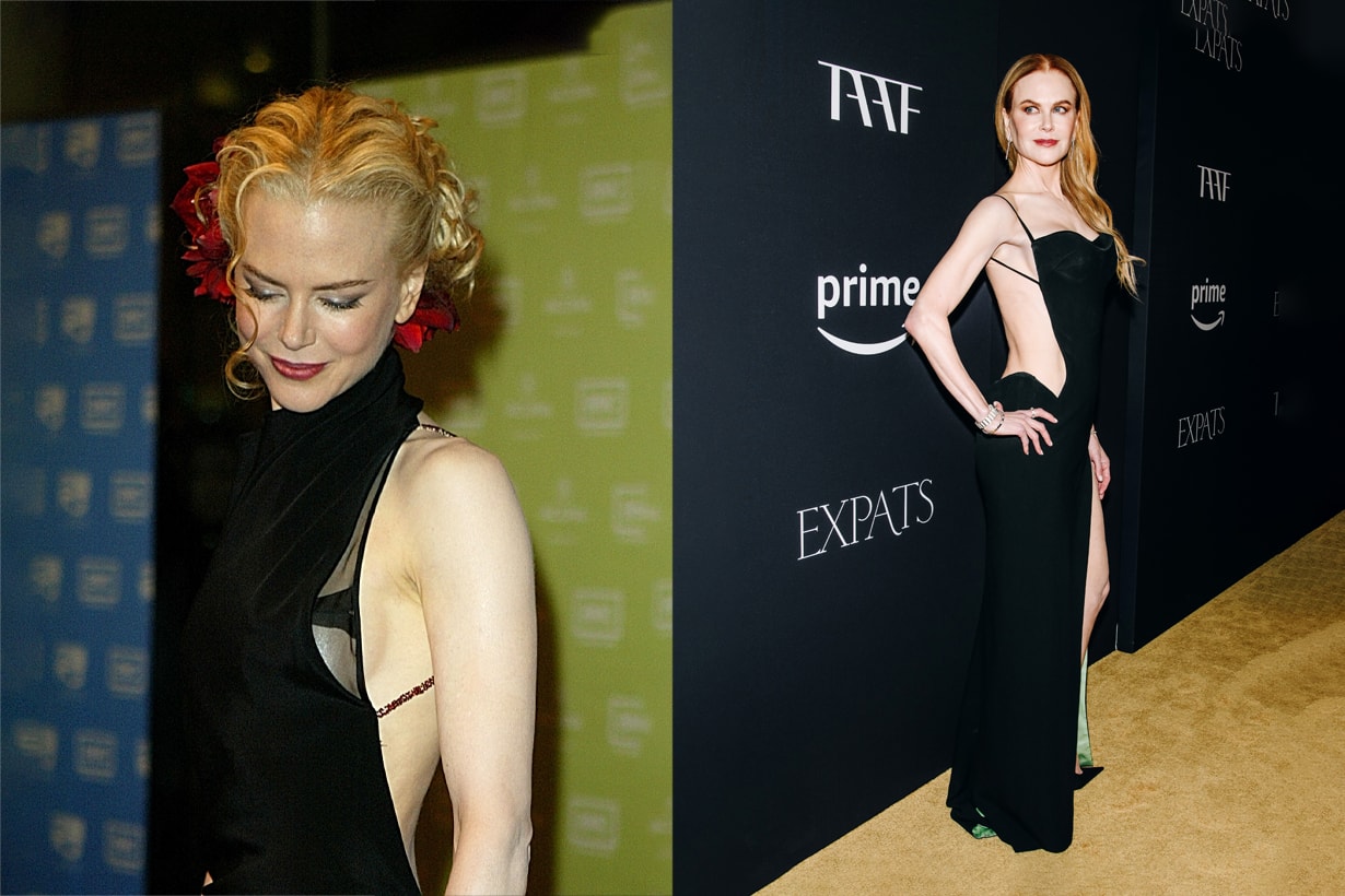 歲月也拿 Nicole Kidman 沒辦法：《外籍之人》首映會上的黑色露背禮服，比 20 年前的自己還要辣！